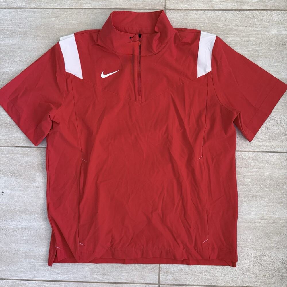 NEW NIKE FOOTBALL COACH SHORT SLEEVE JACKET (DJ5113) SZ MEDIUM MENS! - 0355